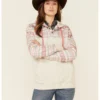 HOOey Women's Southwestern Print Button Down Hooded Pullover -Sheplers Sales 2000346693 104 P1