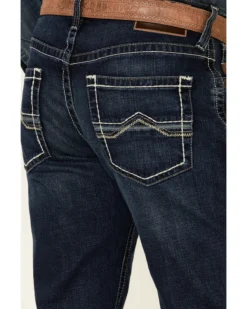 Ariat Men's M4 Barstow Denali Dark Wash Stretch Relaxed Straight Jeans -Sheplers Sales 2000348040 400 P4