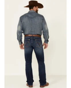 Rock 47 By Wrangler Men's Horizon Dark Wash Stretch Slim Bootcut Jeans 8 Rock 47 By Wrangler Men's Horizon Dark Wash Stretch Slim Bootcut Jeans -Sheplers Sales 2000350738 400 P3