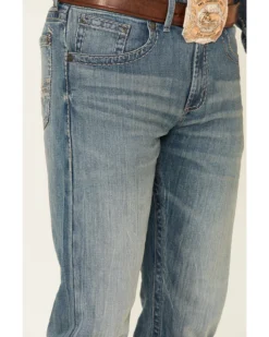 Rock 47 By Wrangler Men's Cochran Medium Wash Stretch Slim Straight Jeans 7 Rock 47 By Wrangler Men's Cochran Medium Wash Stretch Slim Straight Jeans -Sheplers Sales 2000350739 400 P2