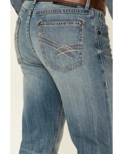 Rock 47 By Wrangler Men's Cochran Medium Wash Stretch Slim Straight Jeans 9 Rock 47 By Wrangler Men's Cochran Medium Wash Stretch Slim Straight Jeans -Sheplers Sales 2000350739 400 P4