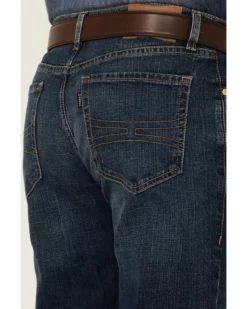 Rock & Roll Denim Men's Hooey Dark Vintage Double Barrel Relaxed Stackable Bootcut Jeans -Sheplers Sales 2000351105 400 P3