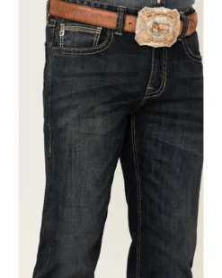 Rock & Roll Denim Men's Vintage Dark Revolver Stretch Slim Straight Jeans 9 Rock & Roll Denim Men's Vintage Dark Revolver Stretch Slim Straight Jeans -Sheplers Sales 2000351108 400 P4