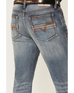 Cody James Core Men's Bear Down Light Wash Stretch Slim Bootcut Jeans -Sheplers Sales 2000351786 400 P4
