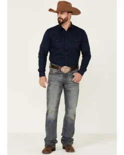 Cody James Men's Star Gazer Dark Wash Stretch Stackable Straight Leg Jeans