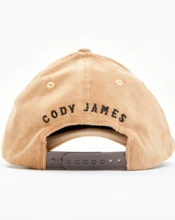 Cody James Men's Tan Corduroy True American Patch Solid-Back Ball Cap -Sheplers Sales 2000351856 280 P3