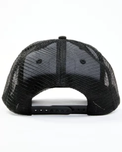 Hawx Men's Black Flag Hectagon Logo Patch Mesh-Back Ball Cap -Sheplers Sales 2000351898 001 P3