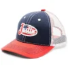 Justin Men's Navy Red & White Embroidered Flag Logo Mesh-Back Ball Cap -Sheplers Sales 2000353914 410 P1