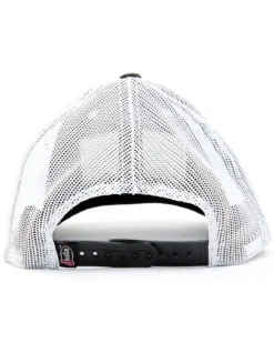 Justin Men's Black Thin Line Embroidered Flag Mesh-Back Ball Cap -Sheplers Sales 2000353915 001 P3