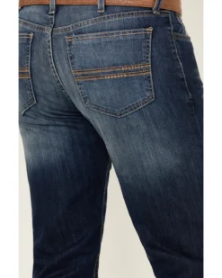 Cinch Men's Silver Label Medium Stonewash Performance Stretch Slim Straight Jeans -Sheplers Sales 2000355892 402 P4