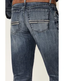 Cinch Men's White Label Medium Stonewash Performance Stretch Relaxed Straight Jeans 9 Cinch Men's White Label Medium Stonewash Performance Stretch Relaxed Straight Jeans -Sheplers Sales 2000355910 402 P4