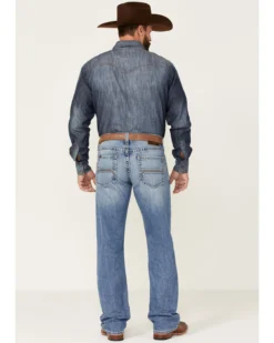 Ariat Men's M4 Dallas Goldfield Light Wash Relaxed Bootcut Jeans 8 Ariat Men's M4 Dallas Goldfield Light Wash Relaxed Bootcut Jeans -Sheplers Sales 2000357122 400 P3