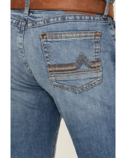 Rock 47 By Wrangler Men's Bayshore Medium Stretch Slim Bootcut Jeans -Sheplers Sales 2000358078 400 P4