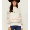 RANK 45 Women's Contrast Serape Sleeve Pullover Hoodie 1 RANK 45 Women's Contrast Serape Sleeve Pullover Hoodie -Sheplers Sales 2000358412 103 P1