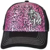 Cowgirl Hardware Girls' Leopard Print Bell Horse Solid-Back Ball Cap