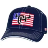 Cowboy Hardware Men's Navy Logo Flag Patch Solid-Back Ball Cap -Sheplers Sales 2000359216 410 P1