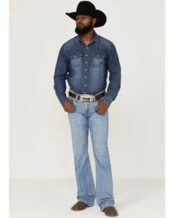 Cody James Men's Ghost Town Stretch Relaxed Bootcut Jeans
