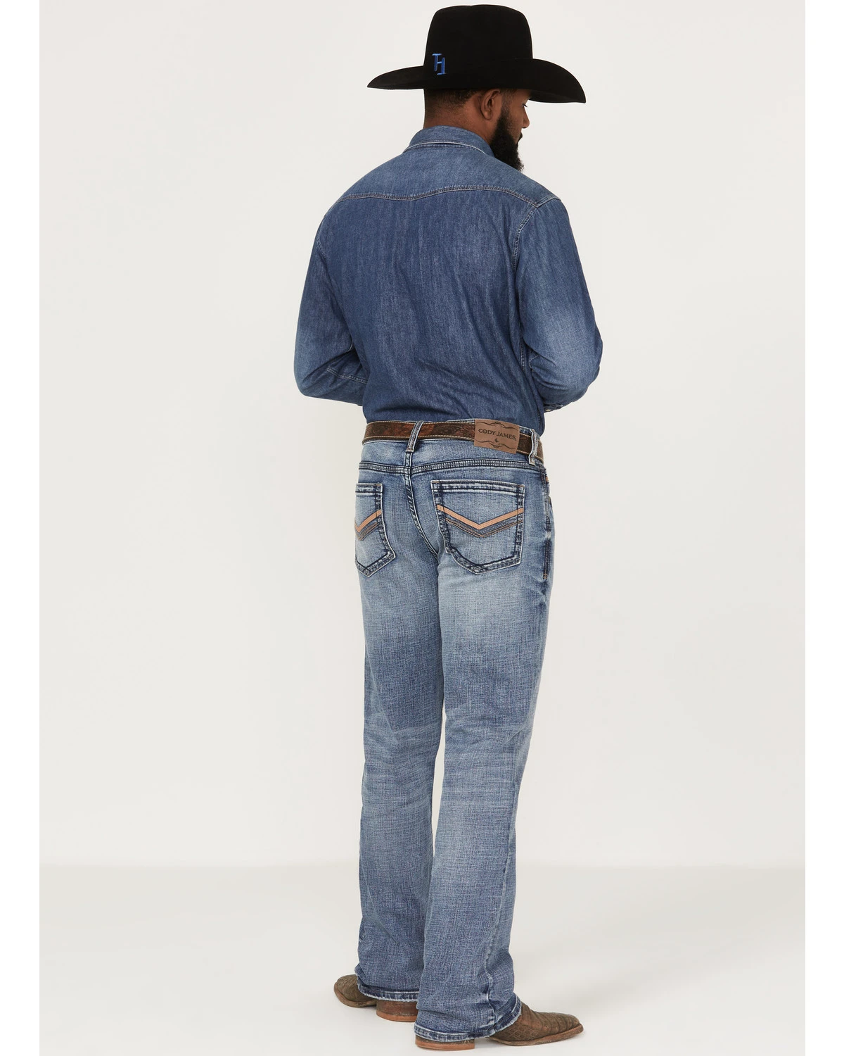 Cody James Men's Colt Stretch Slim Bootcut Jeans 5 Cody James Men's Colt Stretch Slim Bootcut Jeans - Image 3