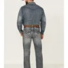 Rock & Roll Denim Men's Medium Vintage Wash Double Barrel Stretch Relaxed Straight Jeans -Sheplers Sales 2000360313 400 P1
