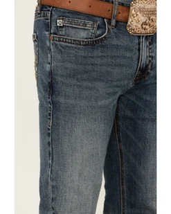 Rock & Roll Denim Men's Hooey Revolver Medium Vintage Stretch Slim Straight Jeans -Sheplers Sales 2000360316 400 P4