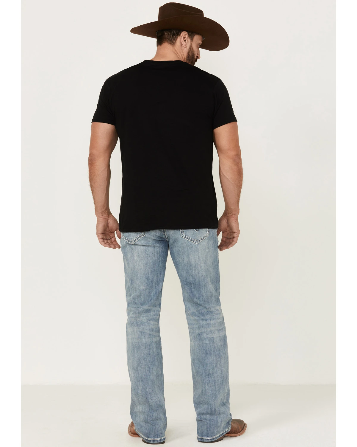 Rock & Roll Denim Men's Double Barrel Reflex Stretch Relaxed Bootcut Jeans 3 Rock & Roll Denim Men's Double Barrel Reflex Stretch Relaxed Bootcut Jeans