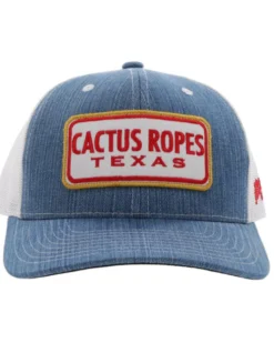Hooey Kids' Denim Cactus Ropes Patch Mesh Back Trucker Cap -Sheplers Sales 2000361551 402 P3