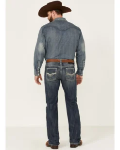 Rock & Roll Denim Men's Medium Vintage Pistol Stretch Regular Straight Jeans