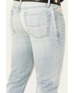 Cinch Men's Ian Light Stonewash Performance Stretch Slim Bootcut Jeans 9 Cinch Men's Ian Light Stonewash Performance Stretch Slim Bootcut Jeans -Sheplers Sales 2000362747 402 P4