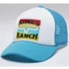 Kimes Ranch Men's Turquoise & White Block Party Logo Mesh-Back Trucker Cap -Sheplers Sales 2000364688 440 P1
