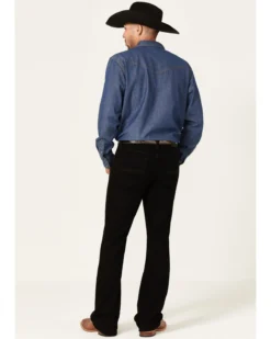 Cody James Men's Night Rider Black Wash Stretch Slim Bootcut Jeans -Sheplers Sales 2000364871 001 P3