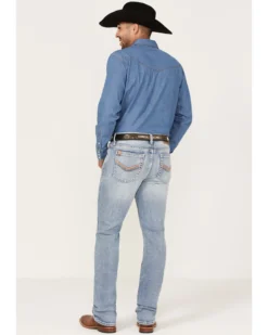 Cody James Men's Fandango Light Medium Wash Stretch Slim Straight Jeans -Sheplers Sales 2000364919 413 P3