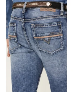 Cody James Men's Dice House Medium Wash Stretch Stackable Straight Jeans 9 Cody James Men's Dice House Medium Wash Stretch Stackable Straight Jeans -Sheplers Sales 2000364920 414 P4