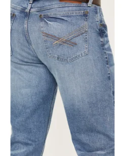 20X Wrangler Men's Mexia Light Wash Vintage Bootcut Stretch Denim Jeans 9 20X Wrangler Men's Mexia Light Wash Vintage Bootcut Stretch Denim Jeans -Sheplers Sales 2000365074 412 P4