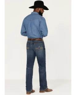 Rock 47 By Wrangler Cornflower Medium Dark Wash Stretch Slim Straight Jeans -Sheplers Sales 2000365078 415 P3