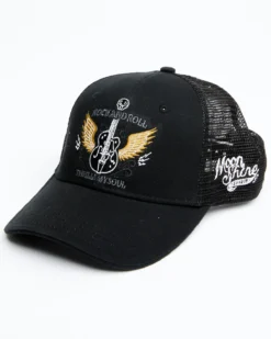 Moonshine Spirit Men's Guitar Wings Patch Mesh-Back Ball Cap