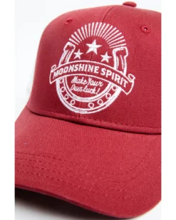 Moonshine Spirit Men's Red Horseshoe Embroidered Mesh-Back Ball Cap -Sheplers Sales 2000365163 600 P2