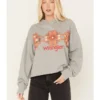 Wrangler Retro Women's Southwestern Print Cropped Hoodie -Sheplers Sales 2000365325 070 P1