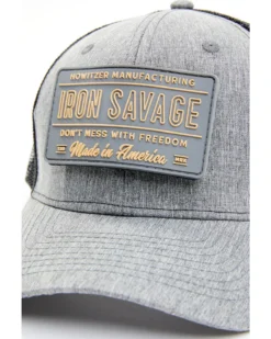 Howitzer Men's Iron Savage Patch Mesh-Back Ball Cap -Sheplers Sales 2000366581 070 P2