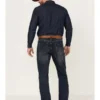 Rock & Roll Denim Men's Hooey Dark Wash Double Barrel Reflex Stackable Bootcut Jeans -Sheplers Sales 2000367638 201 P1