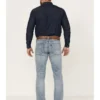 Rock & Roll Denim Men's Hooey Light Vintage Wash Revolver Stretch Slim Straight Jeans -Sheplers Sales 2000367640 205 P1