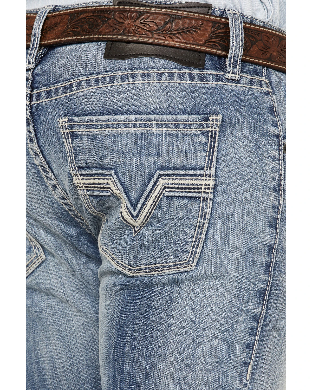 Rock & Roll Denim Men's Rifle Light Wash Reflex Stretch Skinny Jeans 4 Rock & Roll Denim Men's Rifle Light Wash Reflex Stretch Skinny Jeans - Image 2