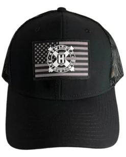 Howitzer Men's Circle Logo Flag Patch Mesh Back Trucker Cap -Sheplers Sales 2000367706 001 P3