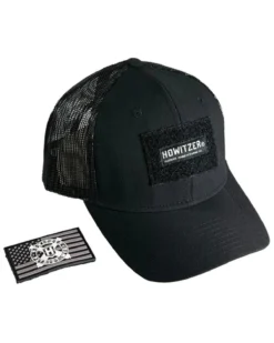 Howitzer Men's Circle Logo Flag Patch Mesh Back Trucker Cap -Sheplers Sales 2000367706 001 P4