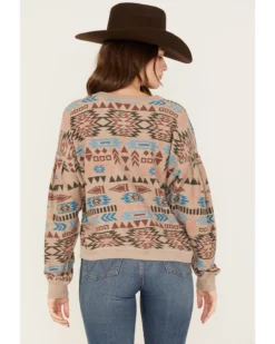 Ariat Women's Rainbow Vista Southwestern Sweatshirt -Sheplers Sales 2000371897 200 P4