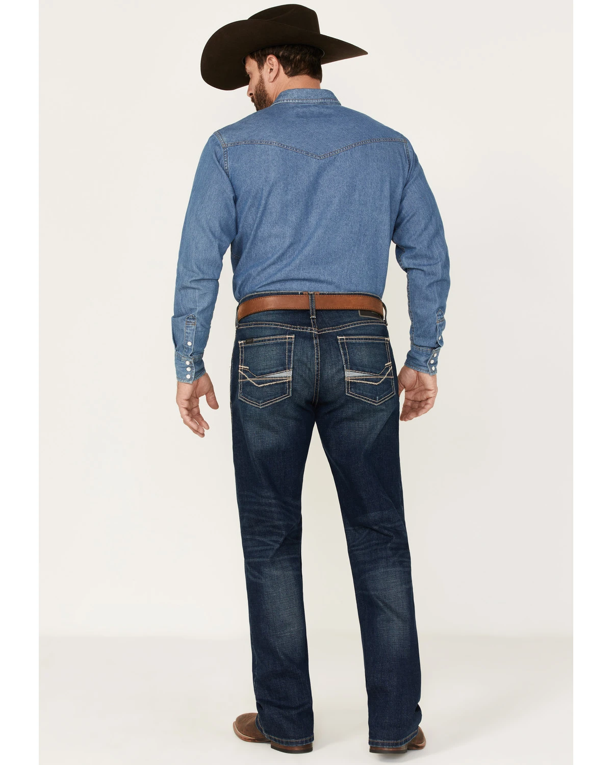 Ariat Men's M4 Ford Quentin Stretch Relaxed Bootcut Jeans 5 Ariat Men's M4 Ford Quentin Stretch Relaxed Bootcut Jeans - Image 3