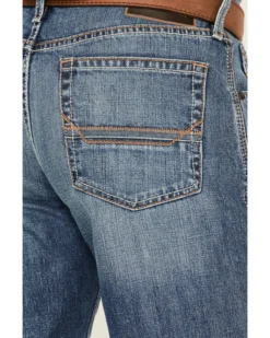 Ariat Men's M4 Riverbend Landry Medium Wash Relaxed Straight Jeans -Sheplers Sales 2000371983 400 P4