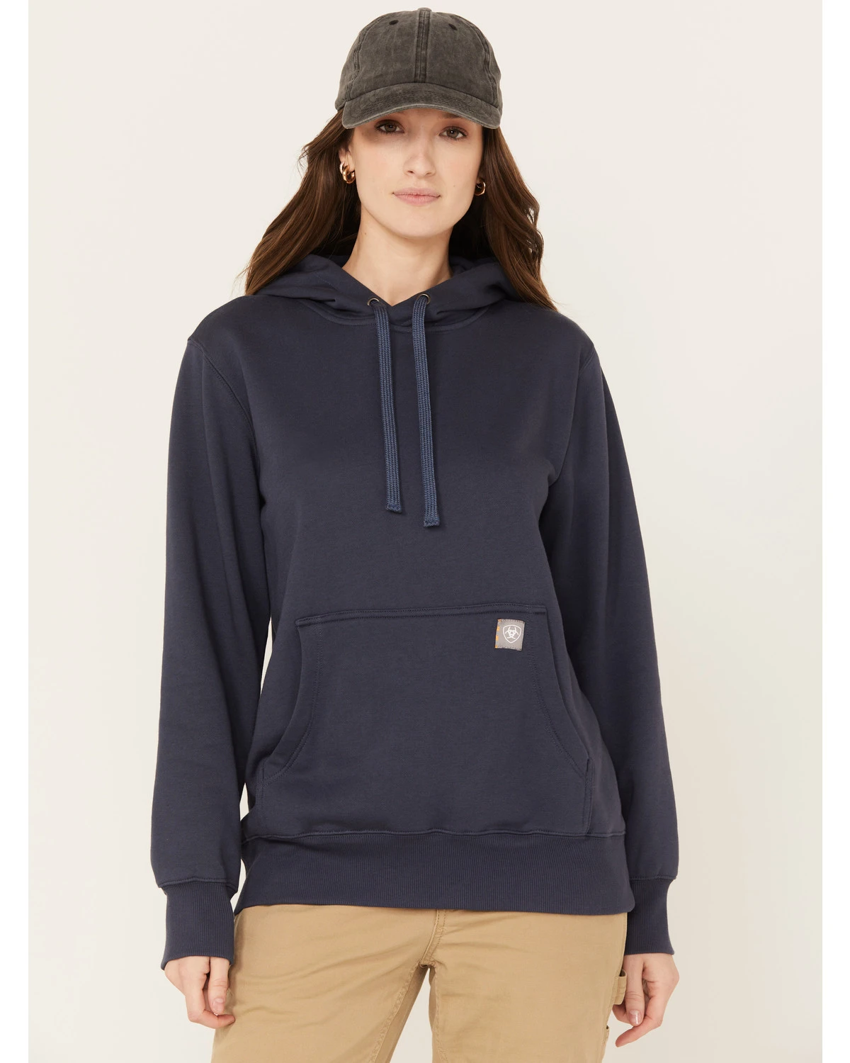 Ariat Women's Rebar Southwestern Flag Graphic Hooded Work Sweatshirt 3 Ariat Women's Rebar Southwestern Flag Graphic Hooded Work Sweatshirt