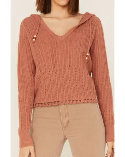 Heartloom Women's Devin Knit Hoodie -Sheplers Sales 2000372428 220 P4