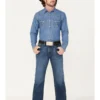 Cinch Men's Grant Medium Wash Relaxed Bootcut Performance Jeans -Sheplers Sales 2000373442 402 P1