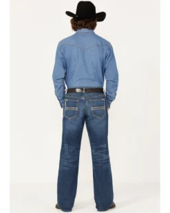 Cinch Men's Grant Medium Wash Relaxed Bootcut Performance Jeans -Sheplers Sales 2000373442 402 P3